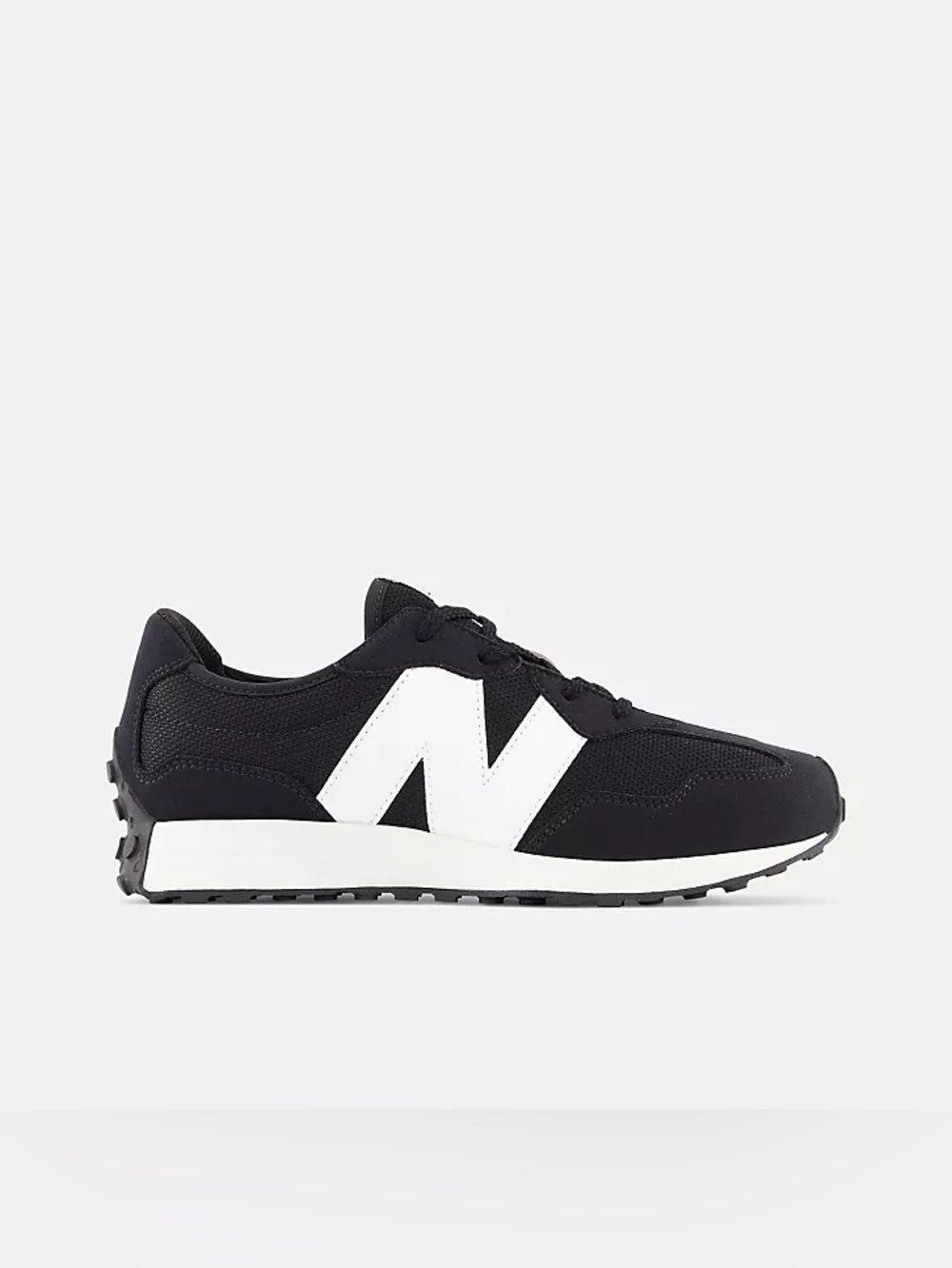 New Balance 327 Black and White Retro Trainer Size 5